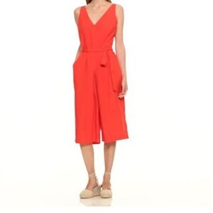 Elegant Red Jumpsuit